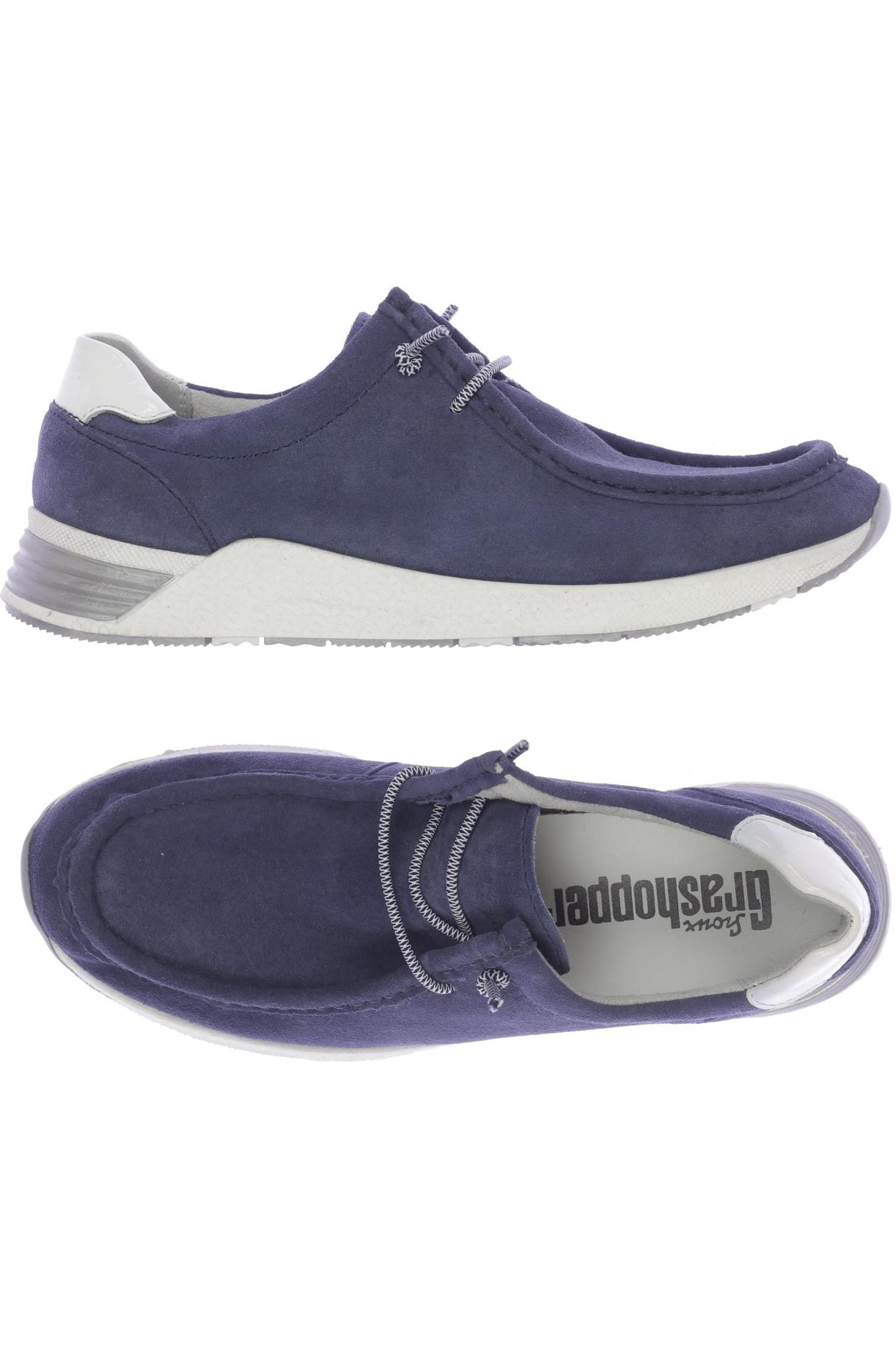 

Sioux Damen Halbschuh, blau, Gr. 5