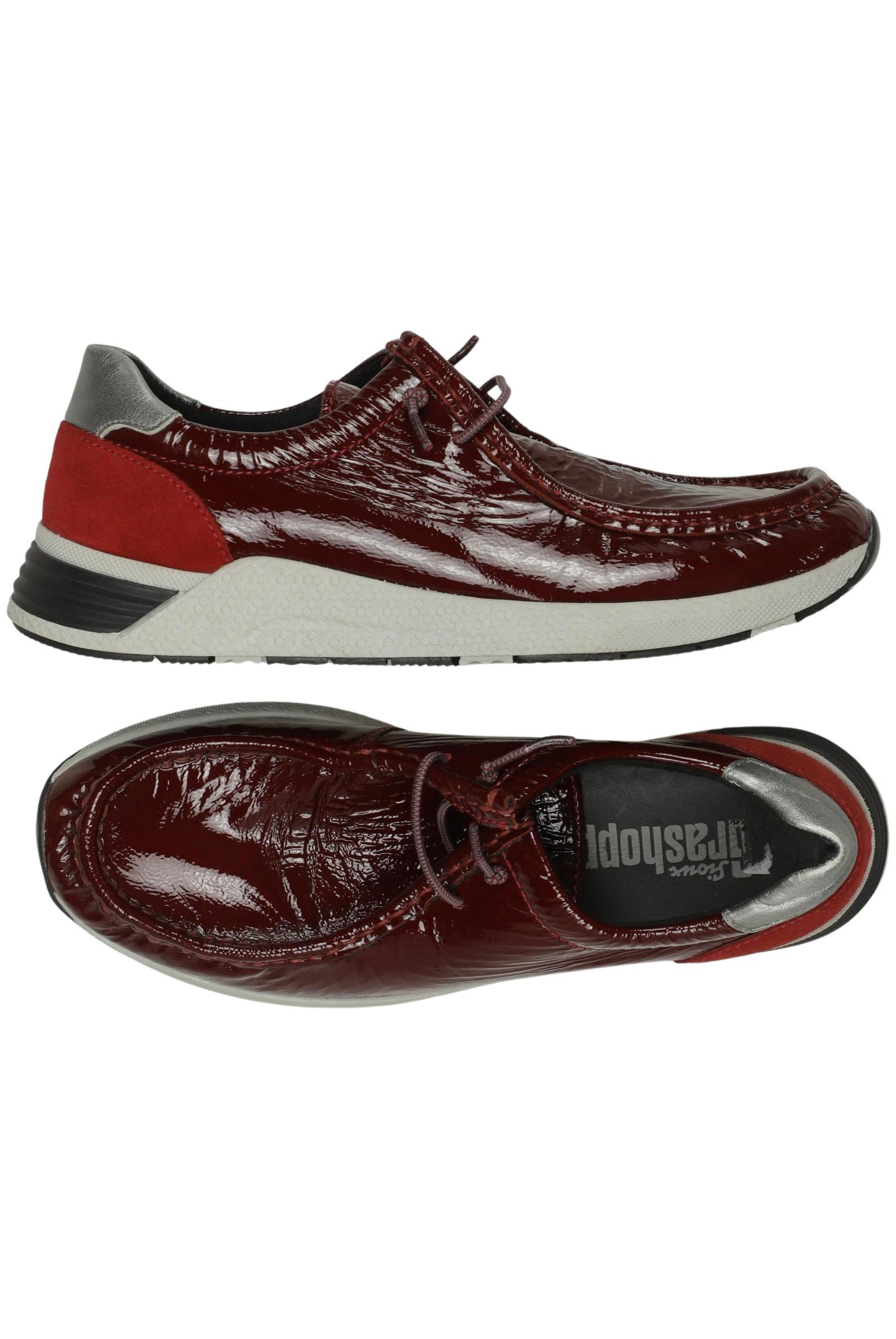 

Sioux Damen Halbschuh, rot, Gr. 6