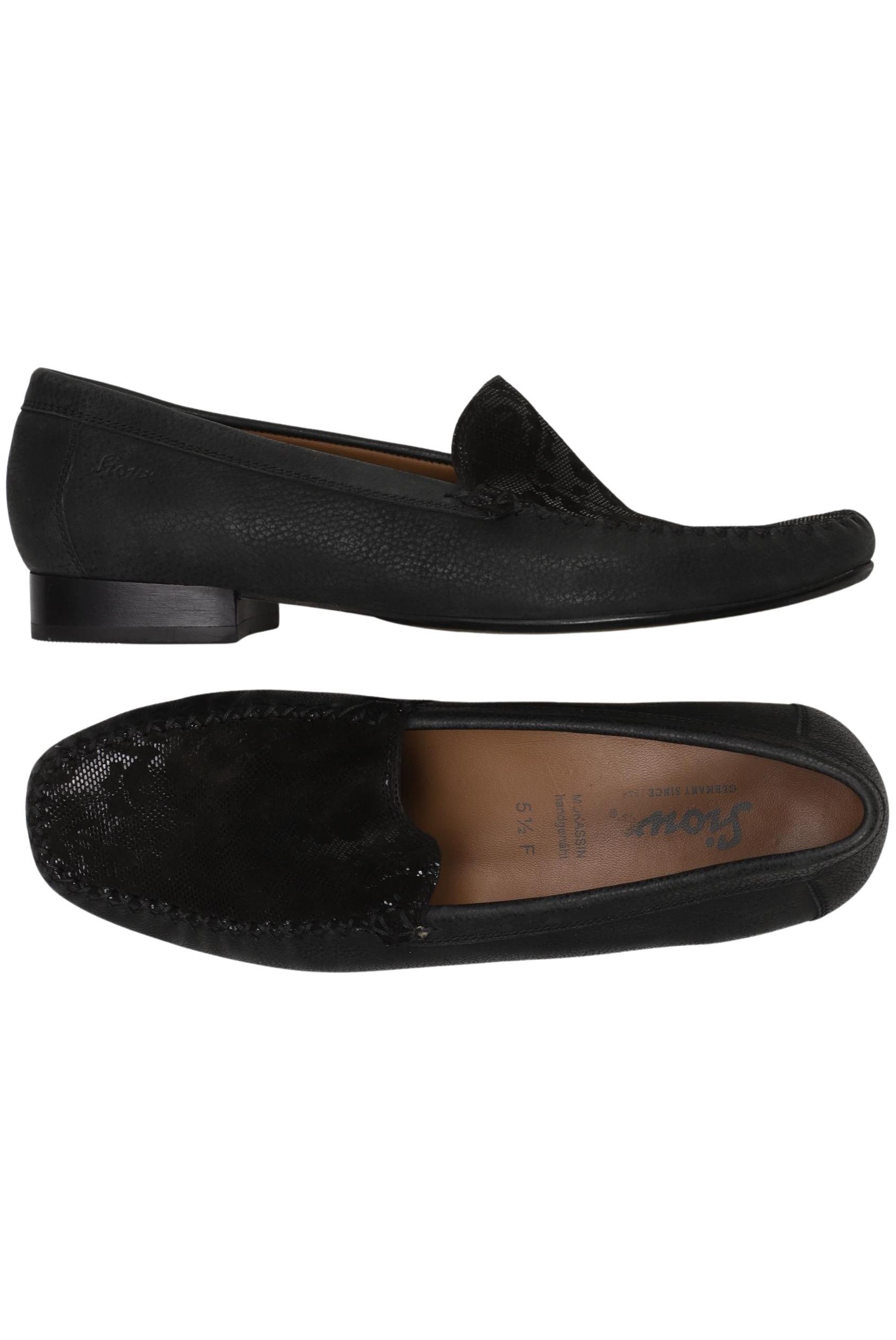 

Sioux Damen Halbschuh, schwarz, Gr. 5.5