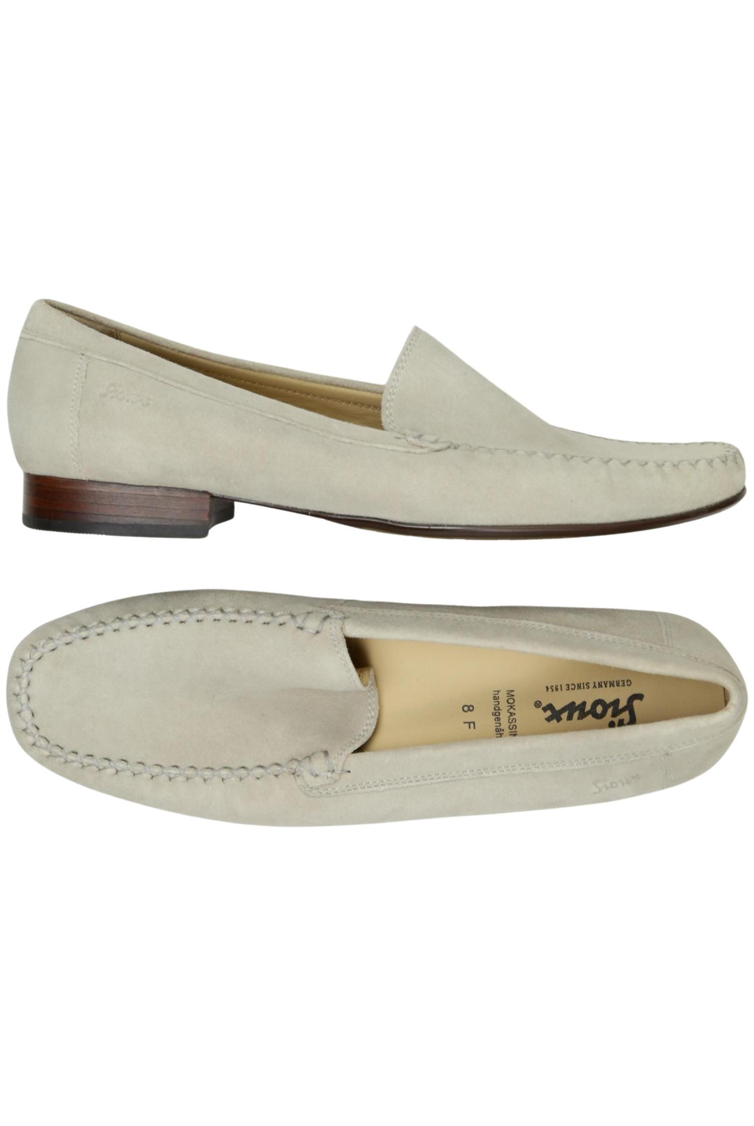 

Sioux Damen Halbschuh, beige, Gr. 8