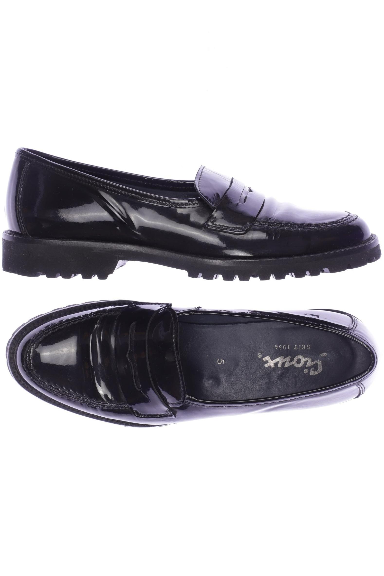 

Sioux Damen Halbschuh, schwarz, Gr. 5