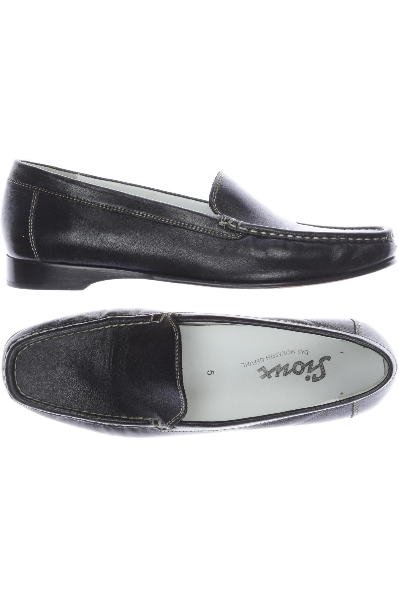 

Sioux Damen Halbschuh, schwarz, Gr. 5
