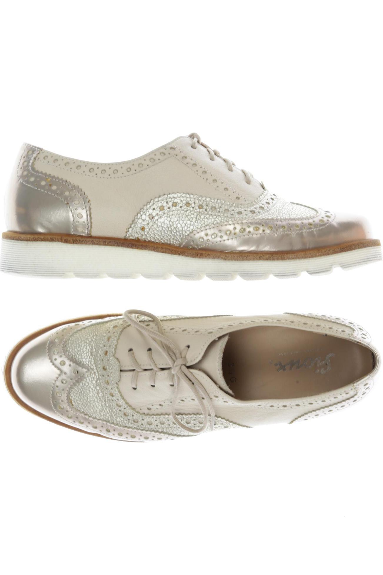 

Sioux Damen Halbschuh, beige, Gr. 3.5