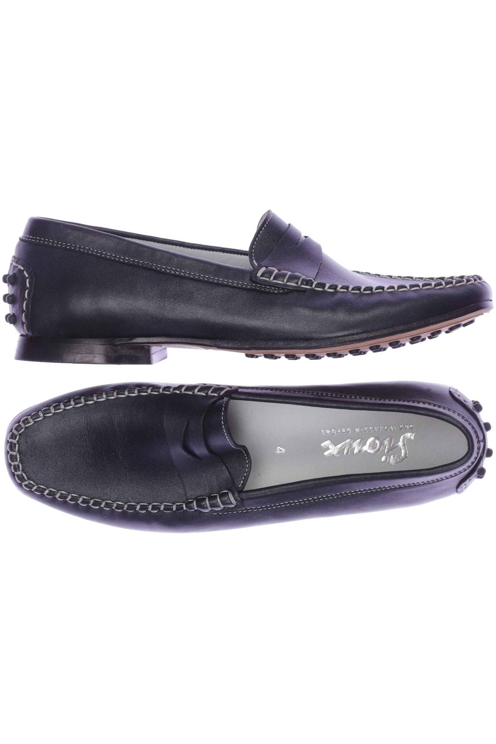 

Sioux Damen Halbschuh, marineblau, Gr. 4