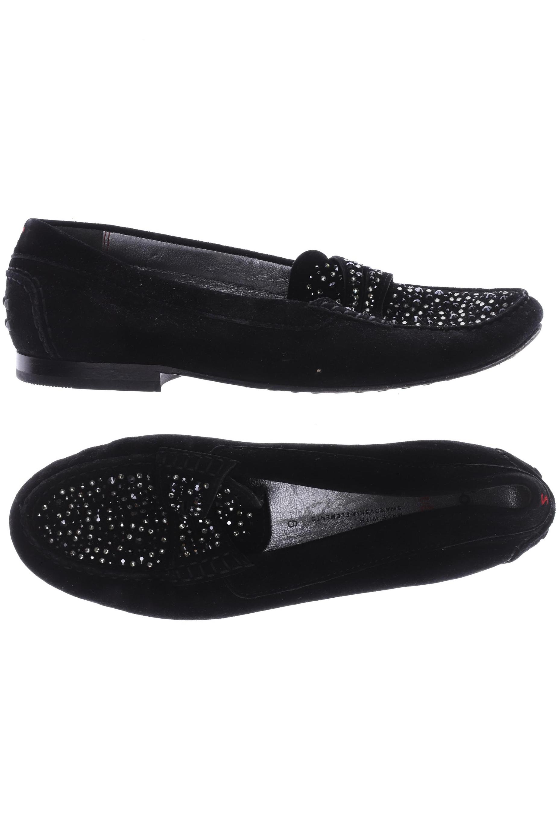 

Sioux Damen Halbschuh, schwarz