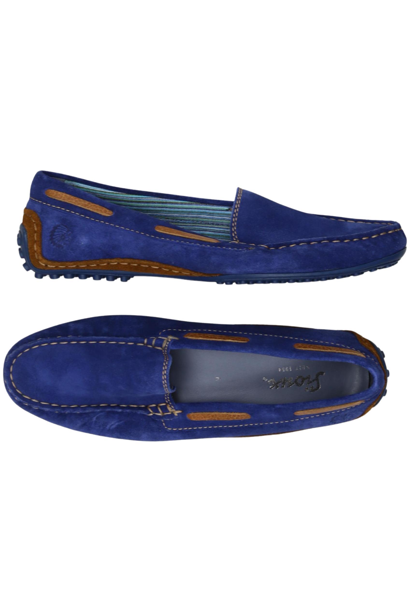 

Sioux Damen Halbschuh, blau, Gr. 6