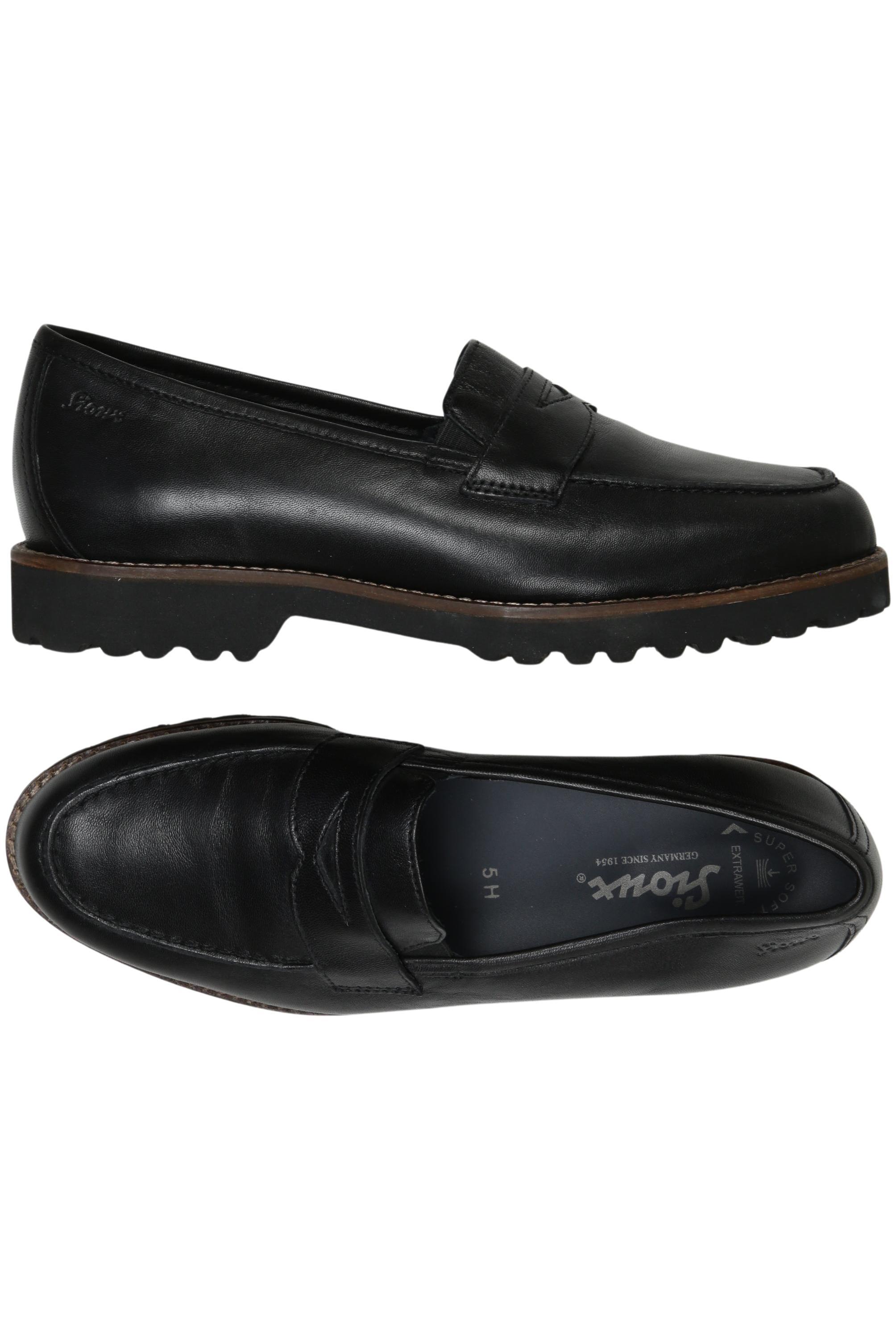 

Sioux Damen Halbschuh, schwarz, Gr. 5