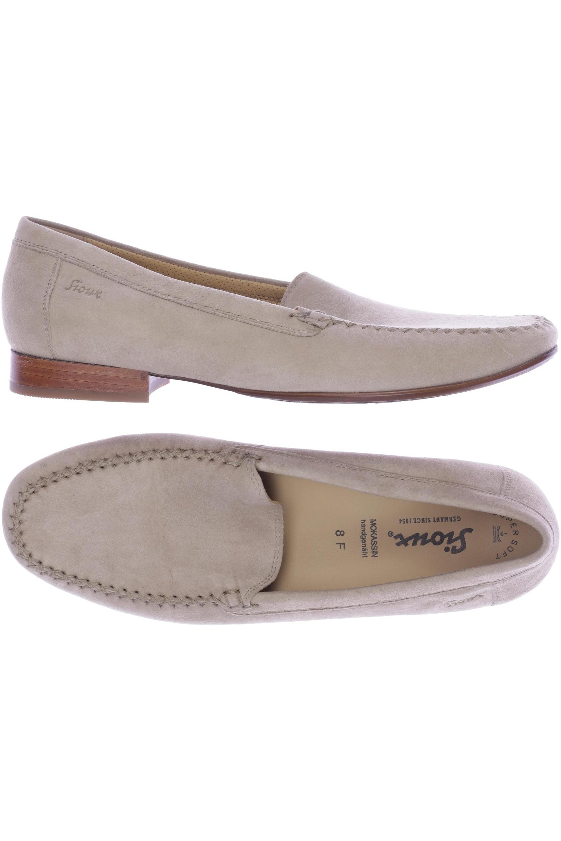 

Sioux Damen Halbschuh, beige, Gr. 8