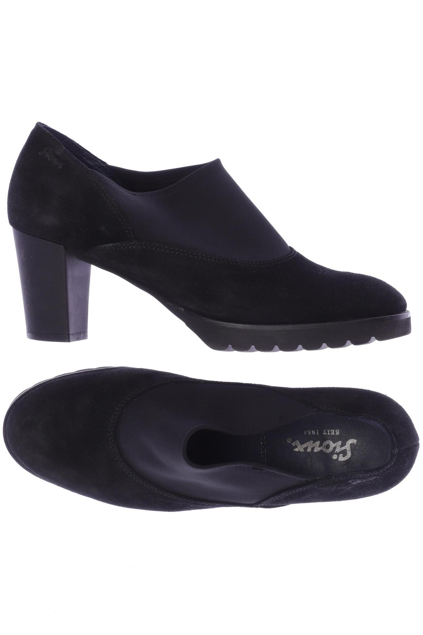 

Sioux Damen Halbschuh, schwarz, Gr. 6