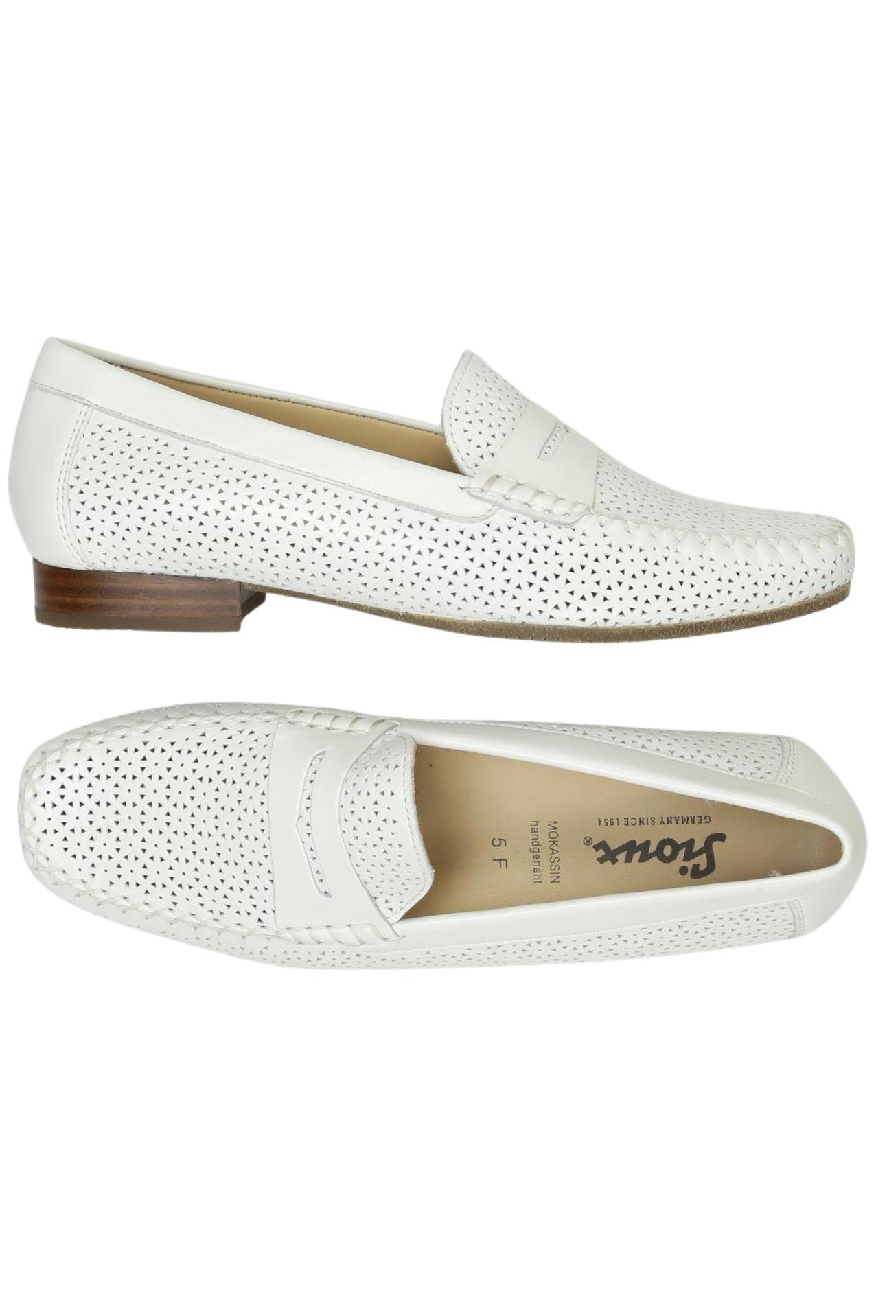 

Sioux Damen Halbschuh, weiß, Gr. 5