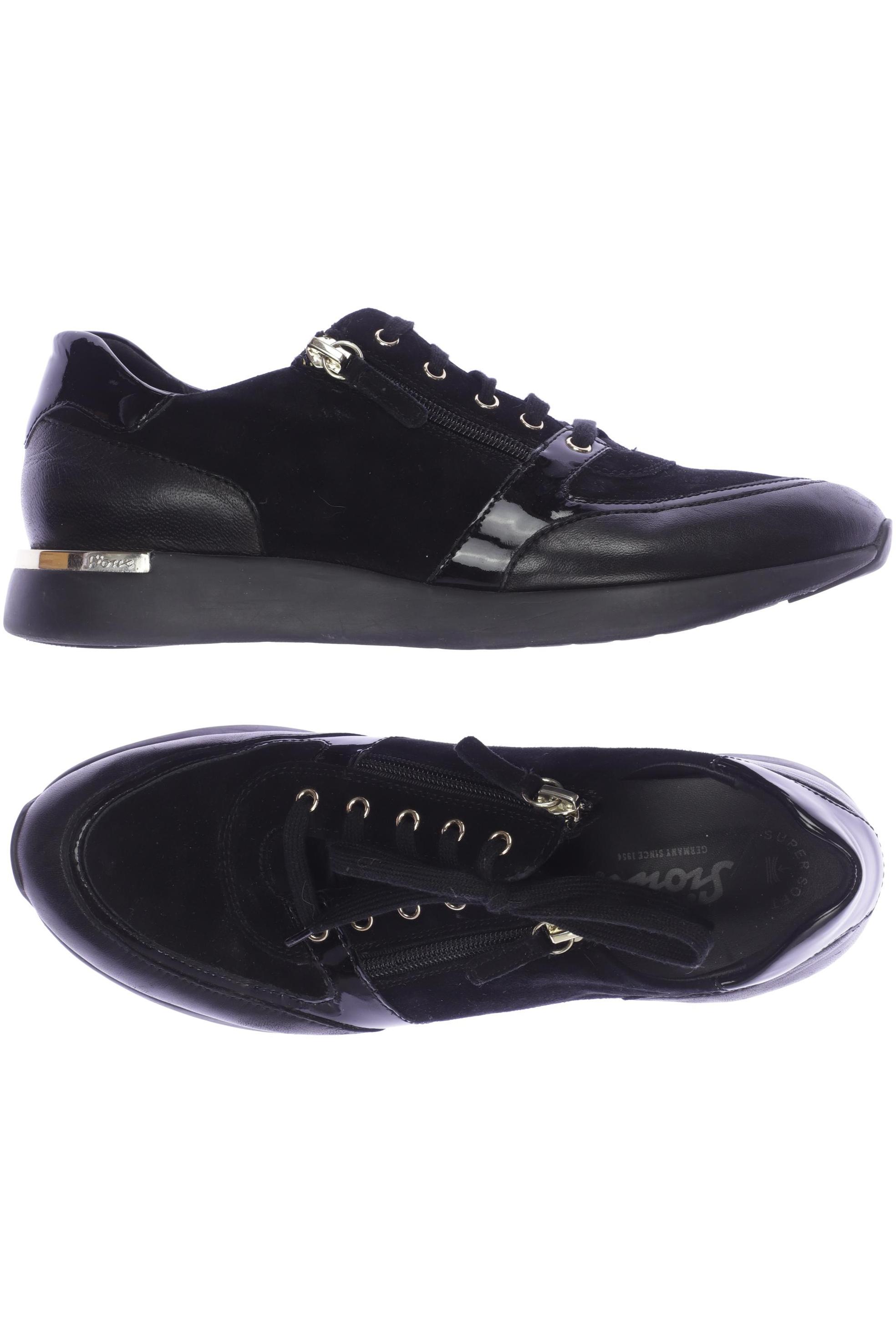 

Sioux Damen Halbschuh, schwarz, Gr. 6.5