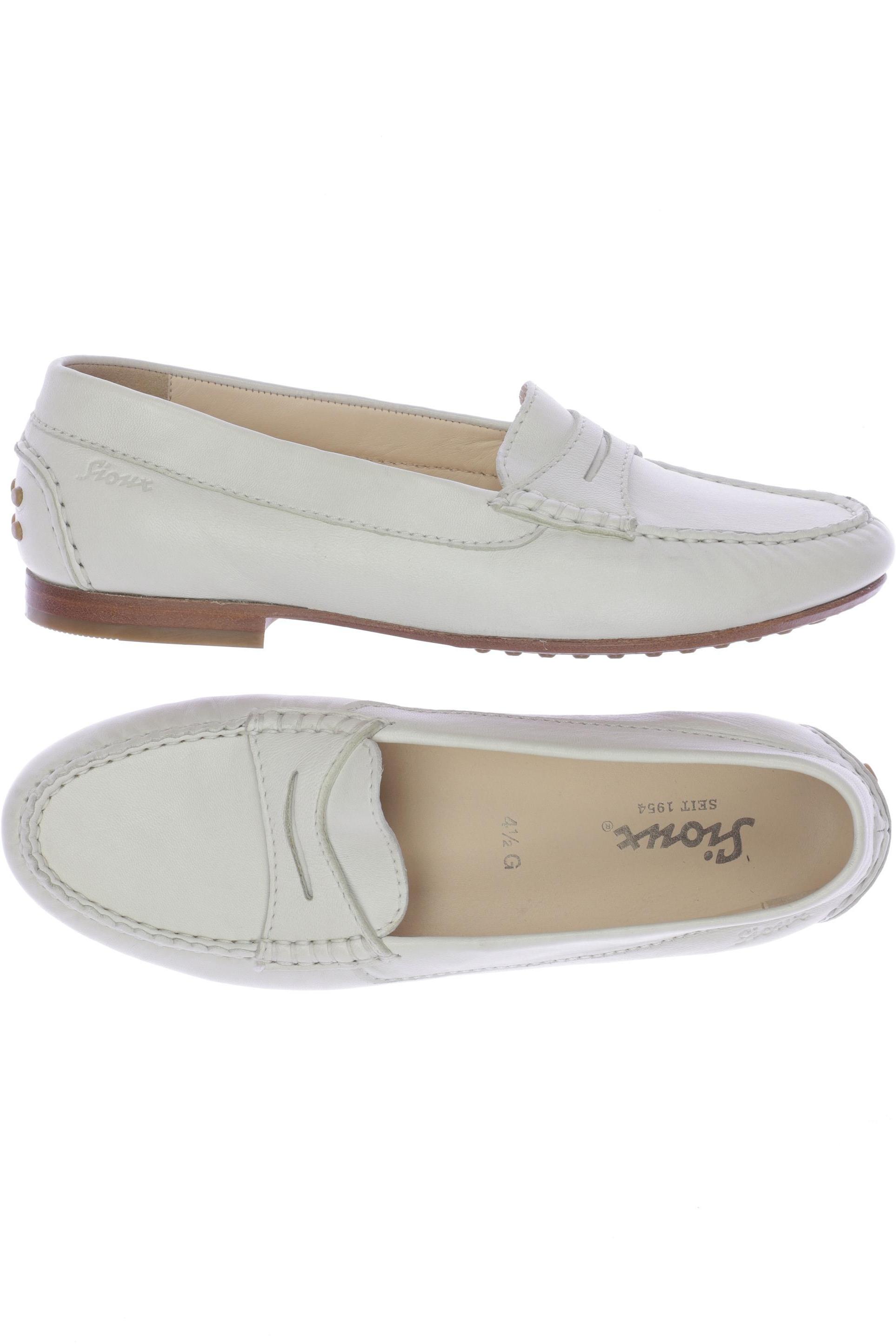 

Sioux Damen Halbschuh, cremeweiß, Gr. 4.5