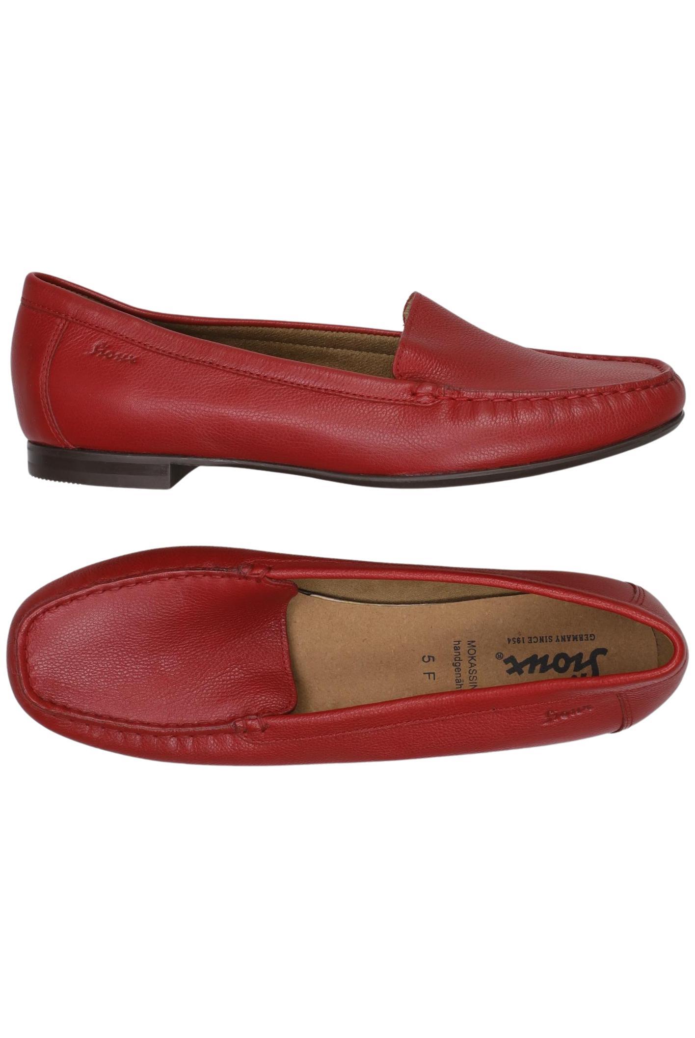 

Sioux Damen Halbschuh, rot, Gr. 5