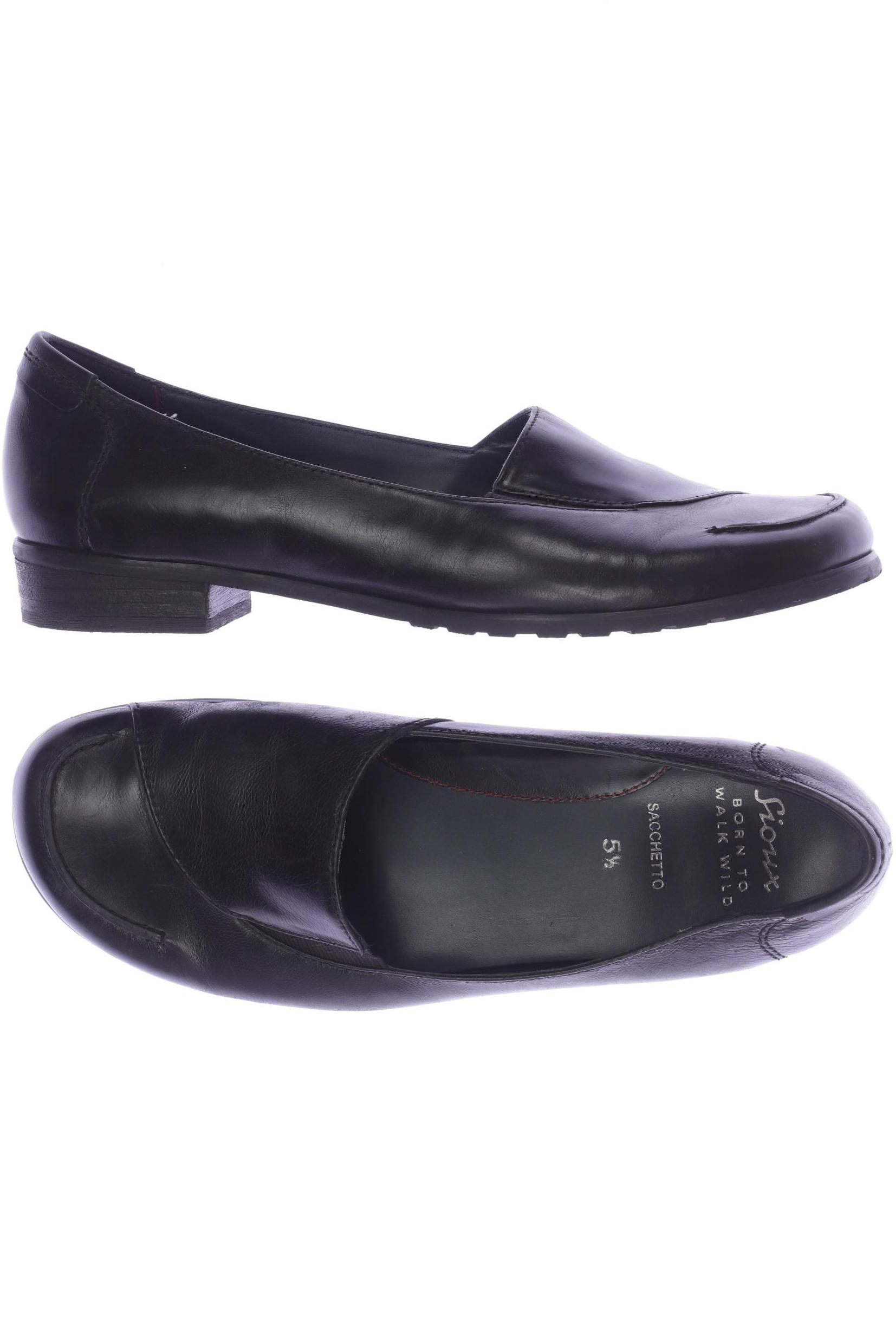 

Sioux Damen Halbschuh, schwarz