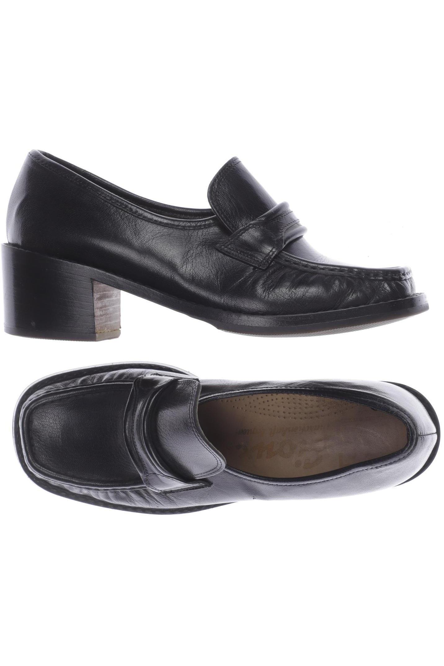 

Sioux Damen Halbschuh, schwarz, Gr. 3.5