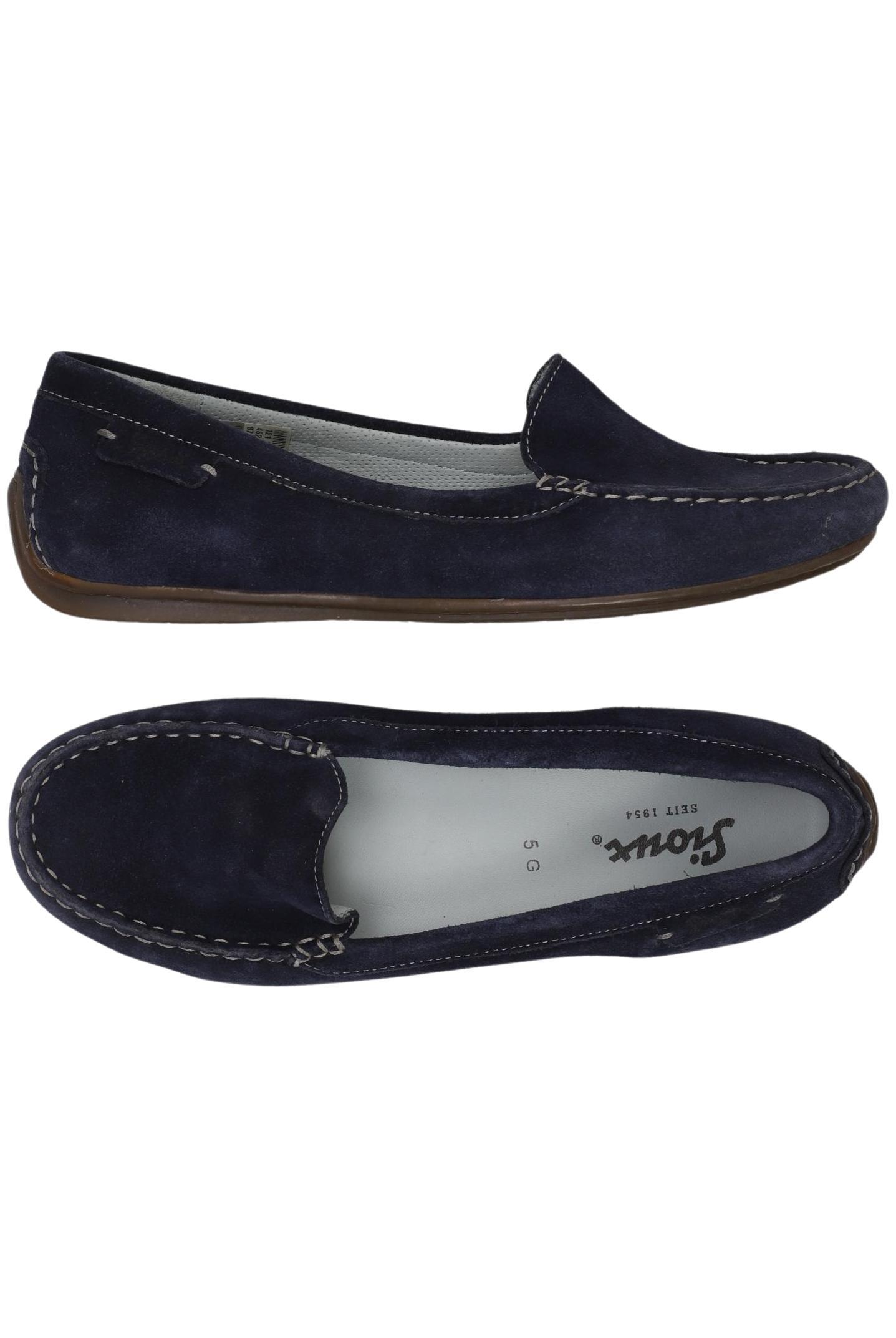 

Sioux Damen Halbschuh, marineblau, Gr. 5