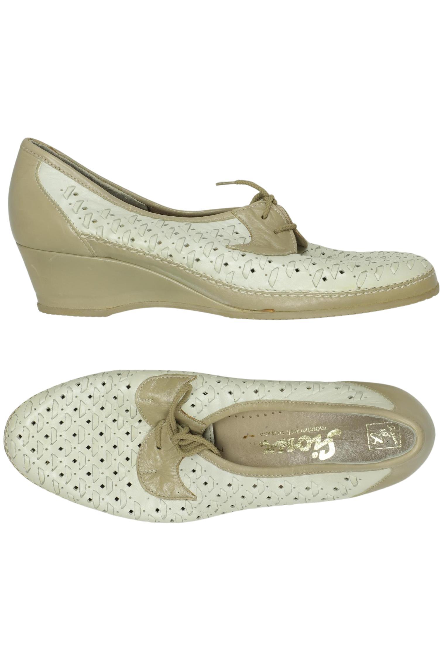 

Sioux Damen Halbschuh, cremeweiß, Gr. 7