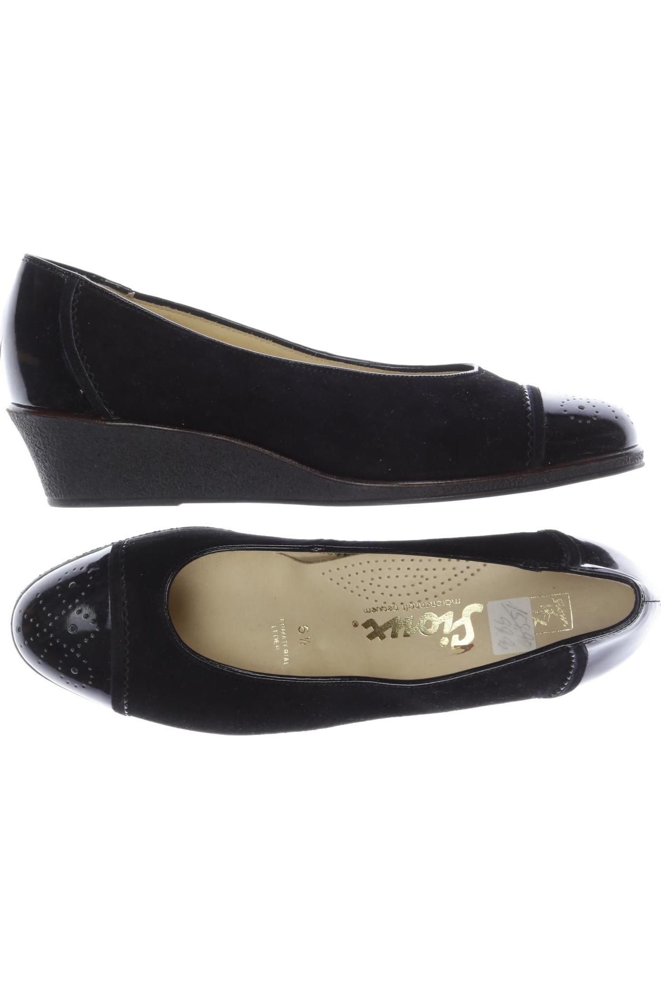 

Sioux Damen Halbschuh, schwarz, Gr. 6.5