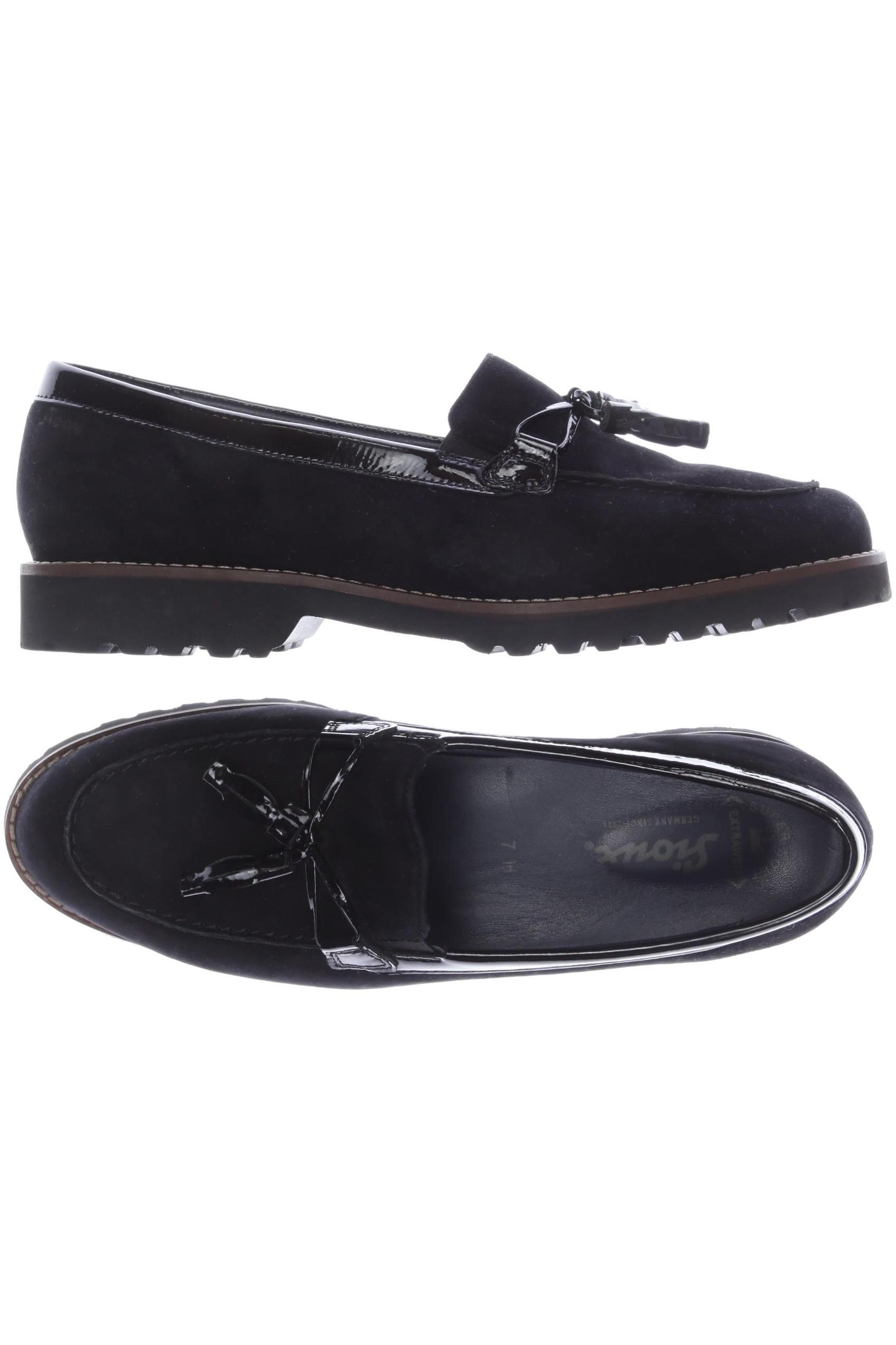 

Sioux Damen Halbschuh, schwarz, Gr. 7