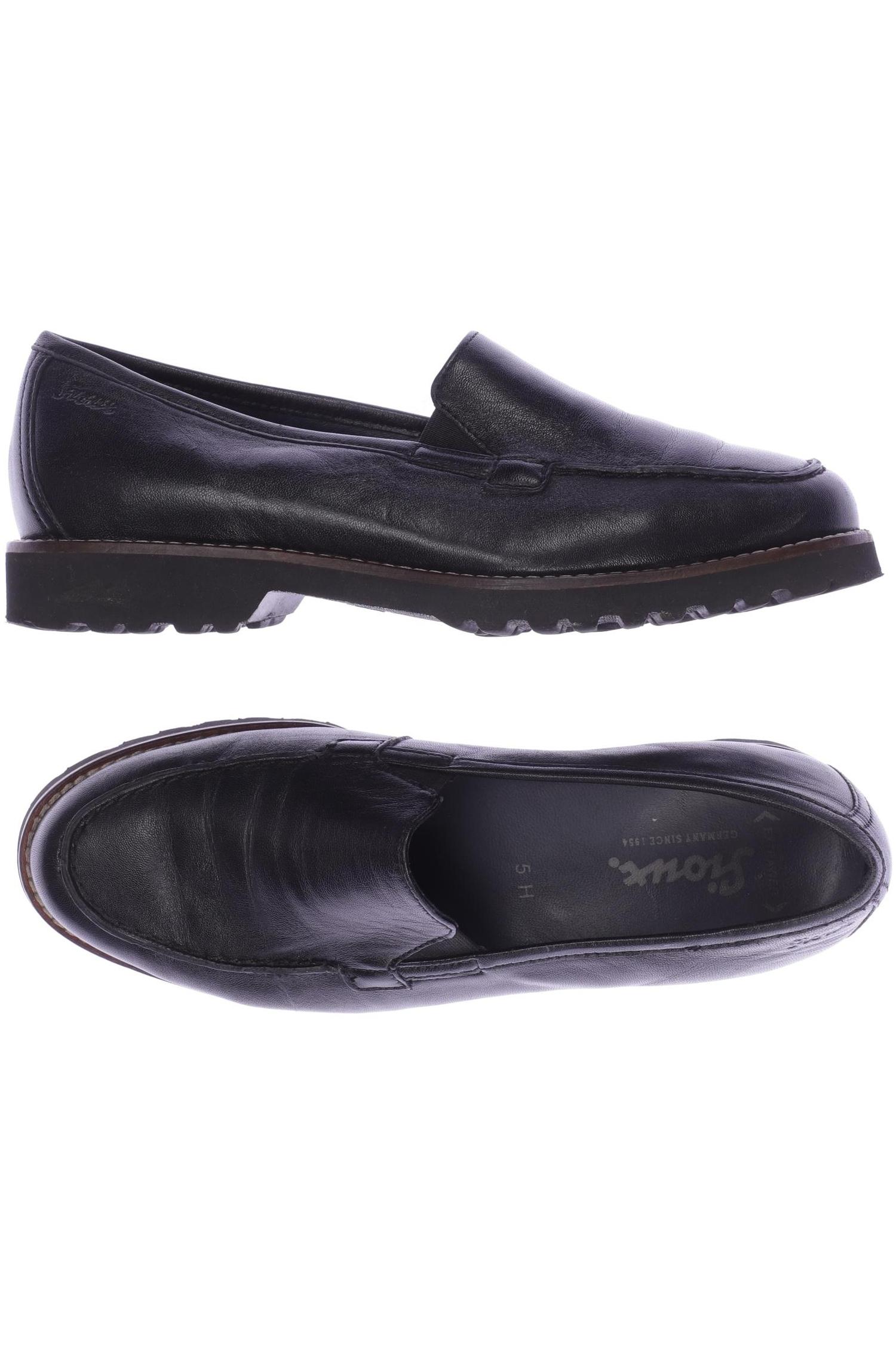 

Sioux Damen Halbschuh, schwarz, Gr. 5.5