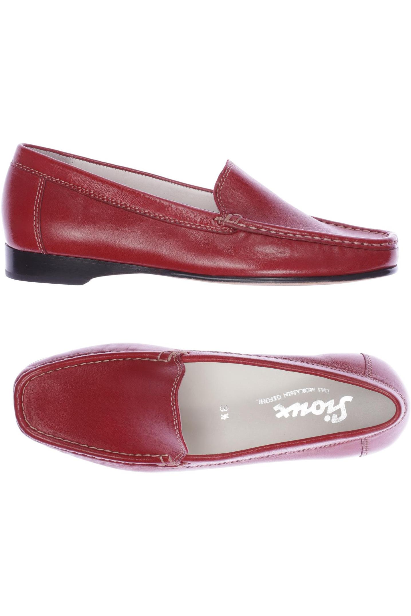 

Sioux Damen Halbschuh, rot, Gr. 3.5