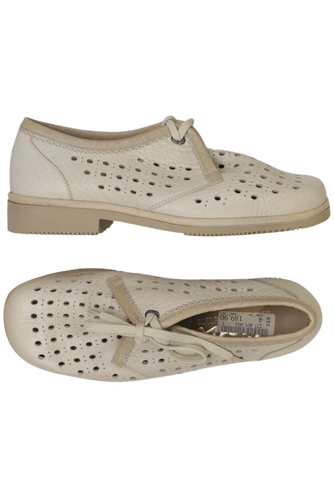 

Sioux Damen Halbschuh, cremeweiß, Gr. 4