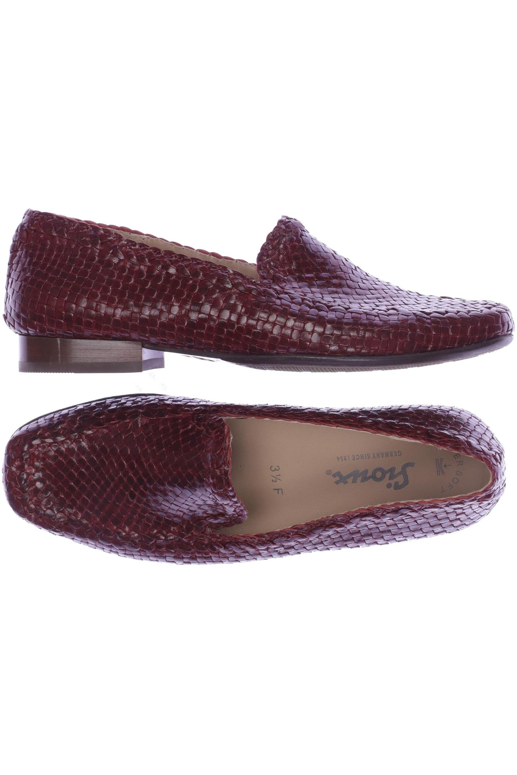 

Sioux Damen Halbschuh, bordeaux, Gr. 3.5