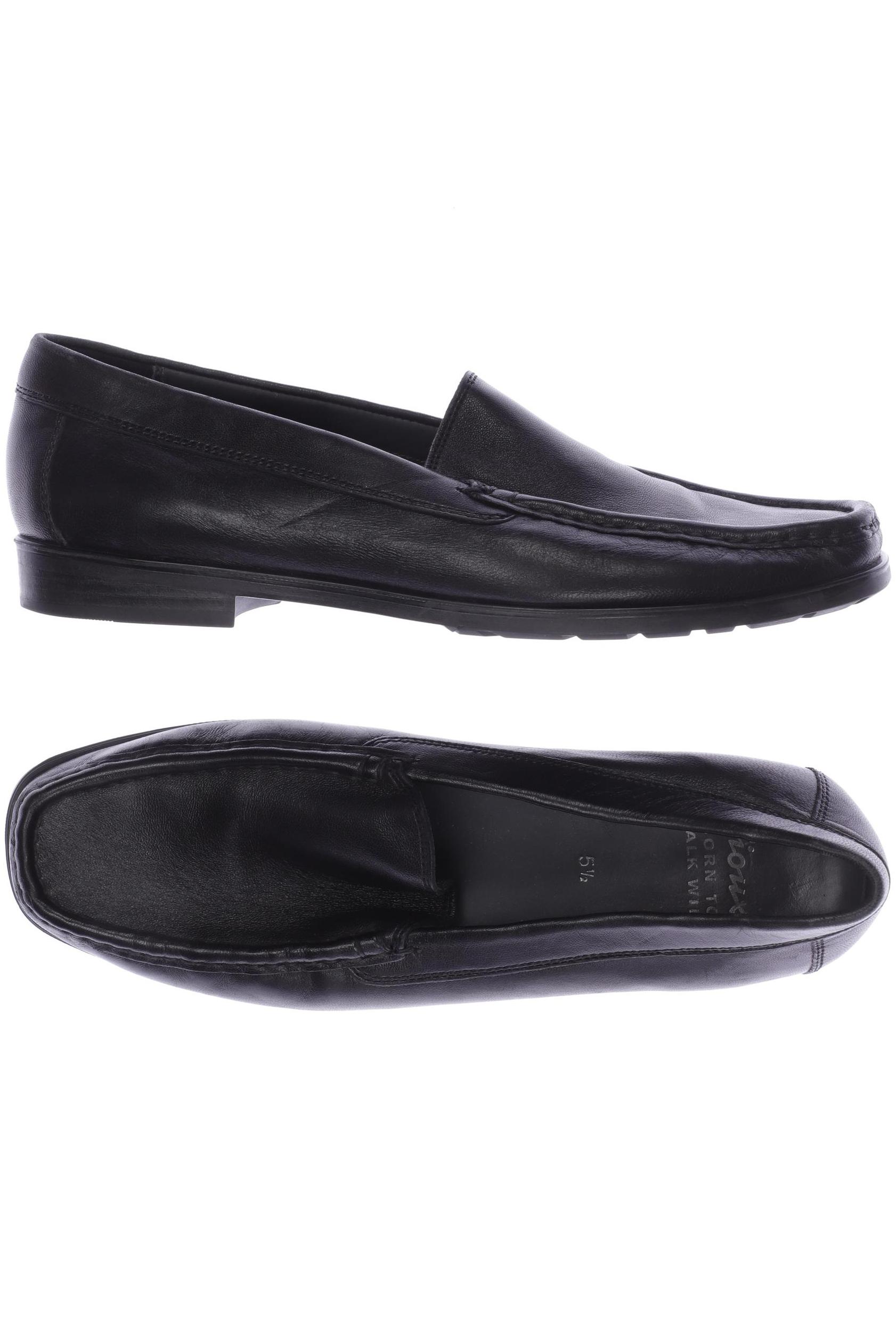 

Sioux Damen Halbschuh, schwarz, Gr. 5.5