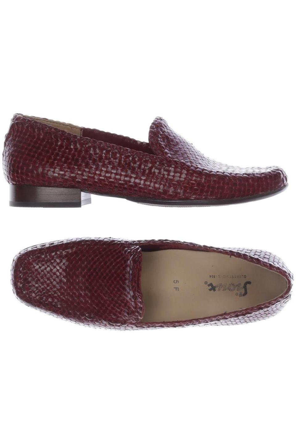 

Sioux Damen Halbschuh, bordeaux, Gr. 5