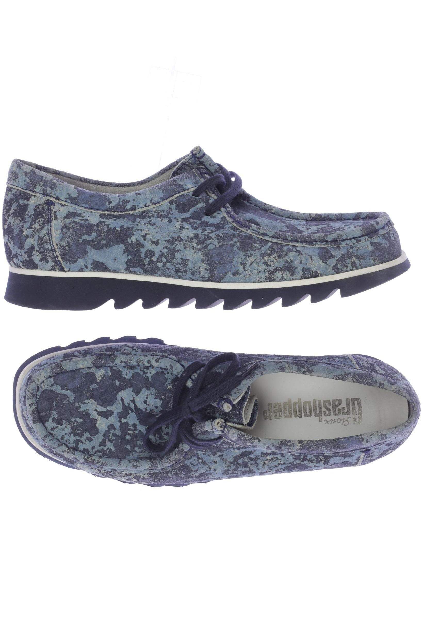 

Sioux Damen Halbschuh, blau, Gr. 8