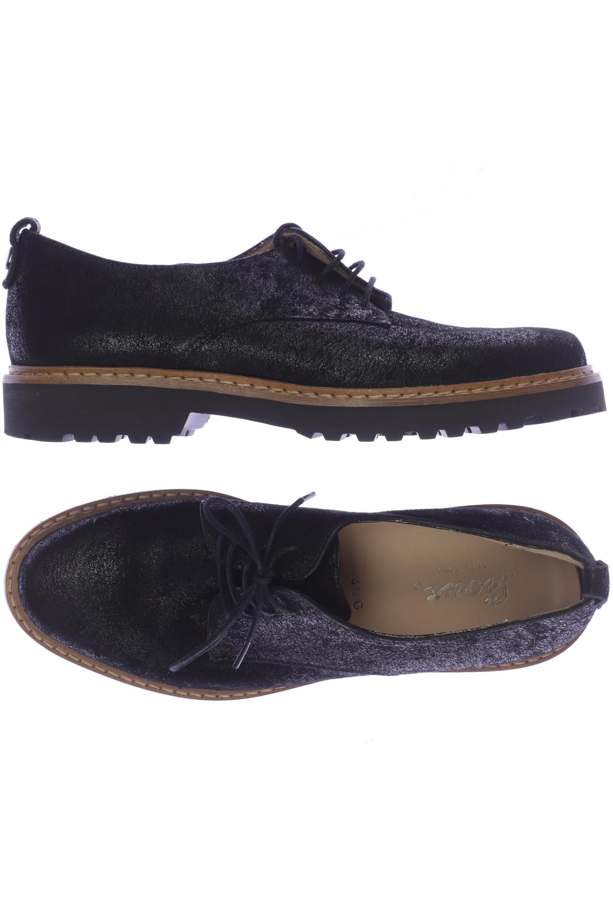 

Sioux Damen Halbschuh, schwarz