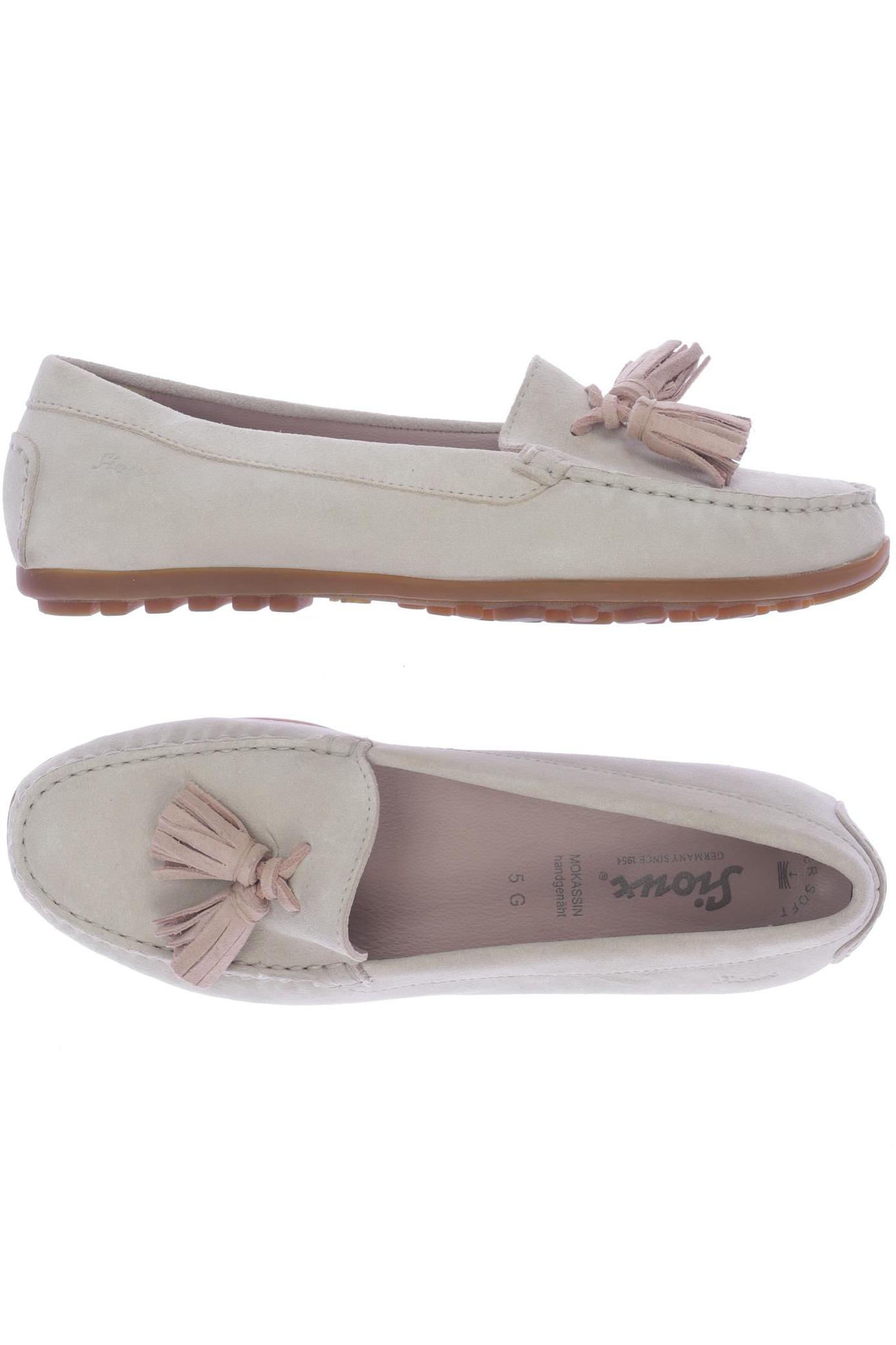 

Sioux Damen Halbschuh, cremeweiß, Gr. 4