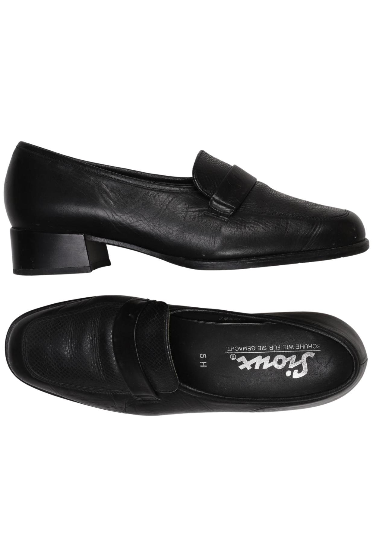 

Sioux Damen Halbschuh, schwarz, Gr. 5