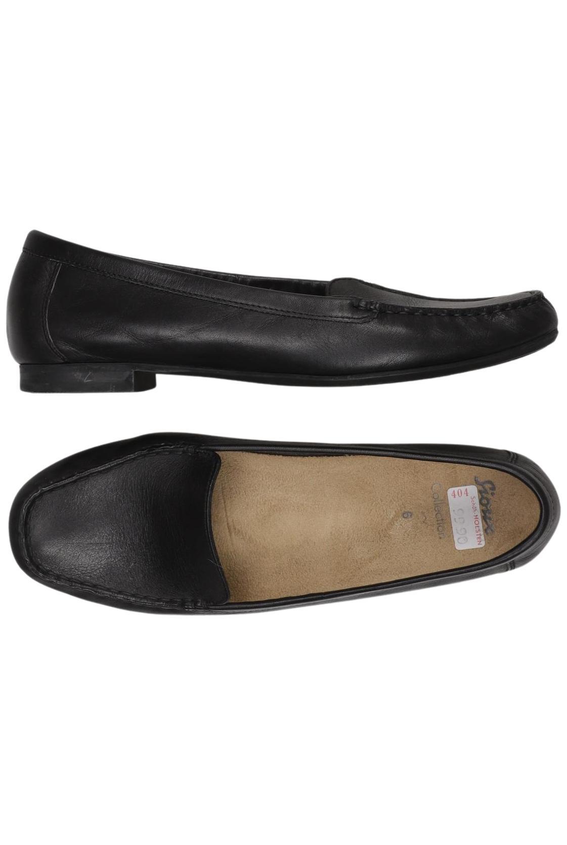 

Sioux Damen Halbschuh, schwarz, Gr. 6