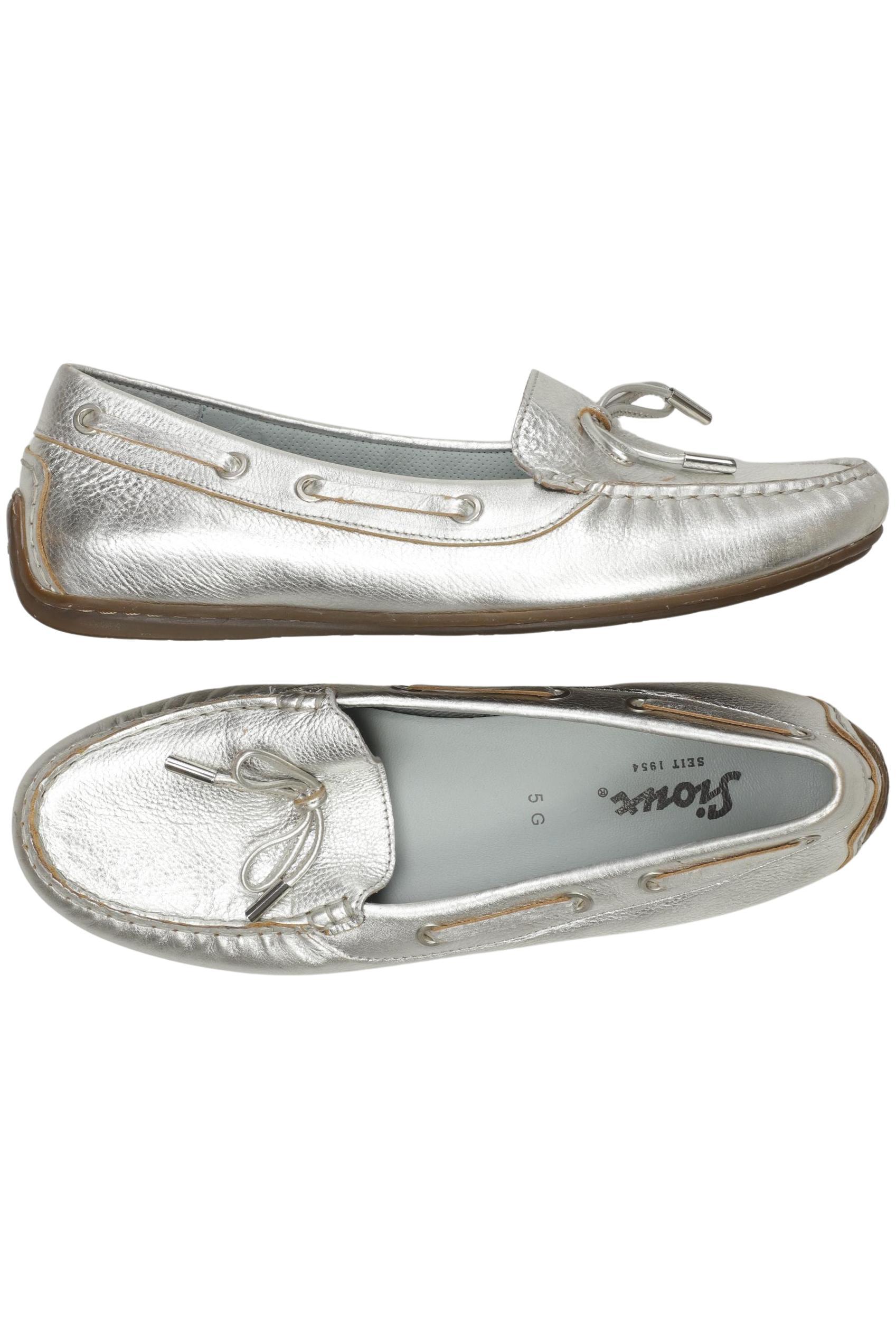 

Sioux Damen Halbschuh, silber, Gr. 5