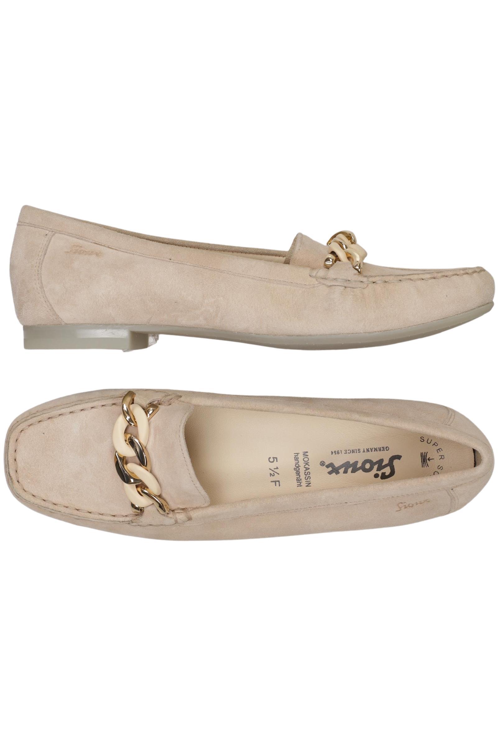 

Sioux Damen Halbschuh, beige, Gr. 5.5