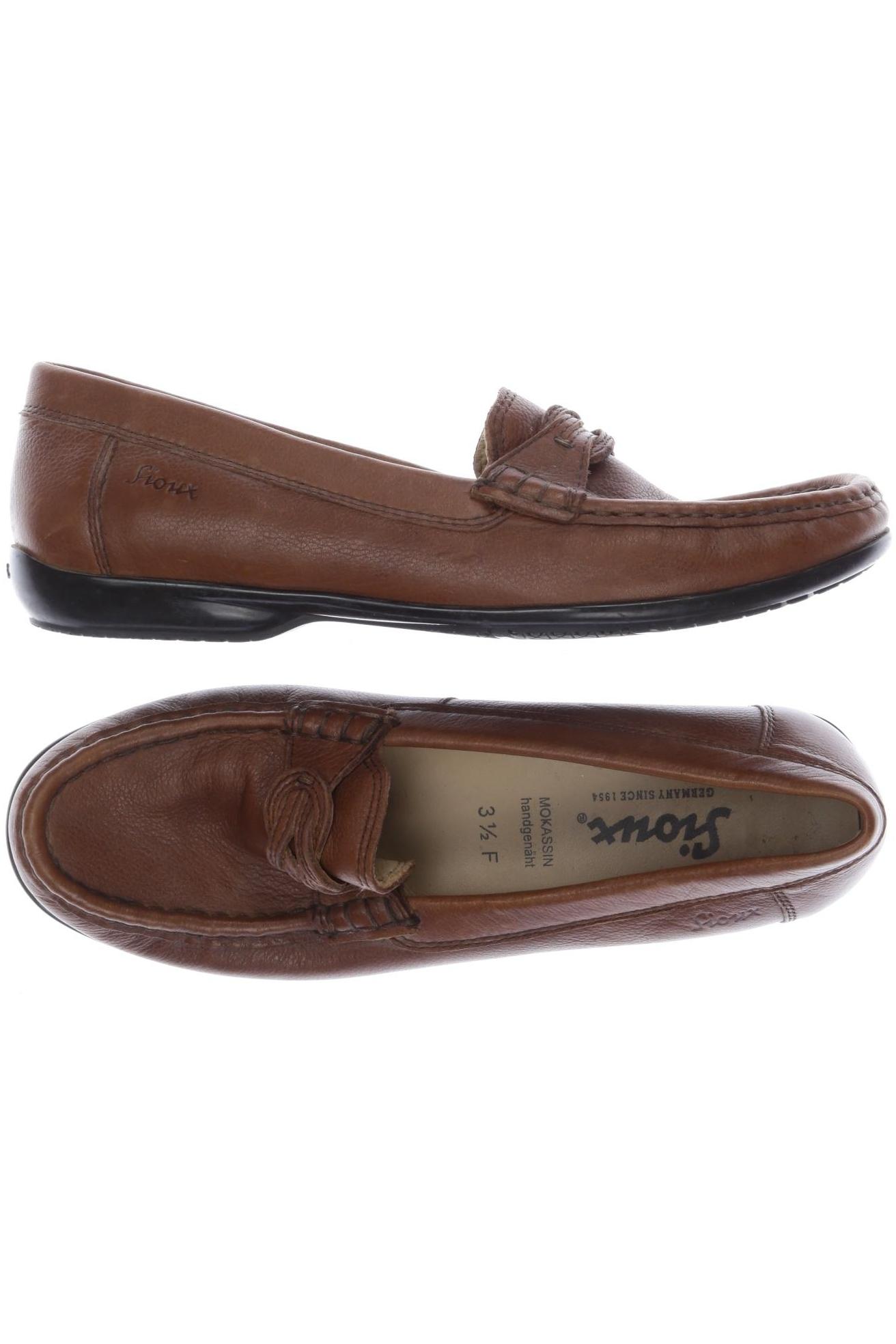 

Sioux Damen Halbschuh, braun, Gr. 3.5