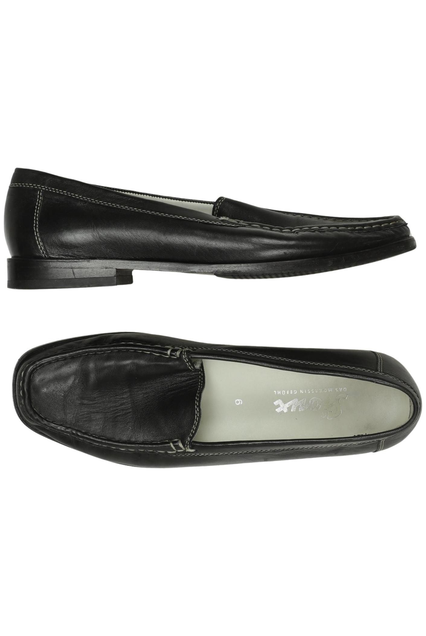 

Sioux Damen Halbschuh, schwarz, Gr. 6
