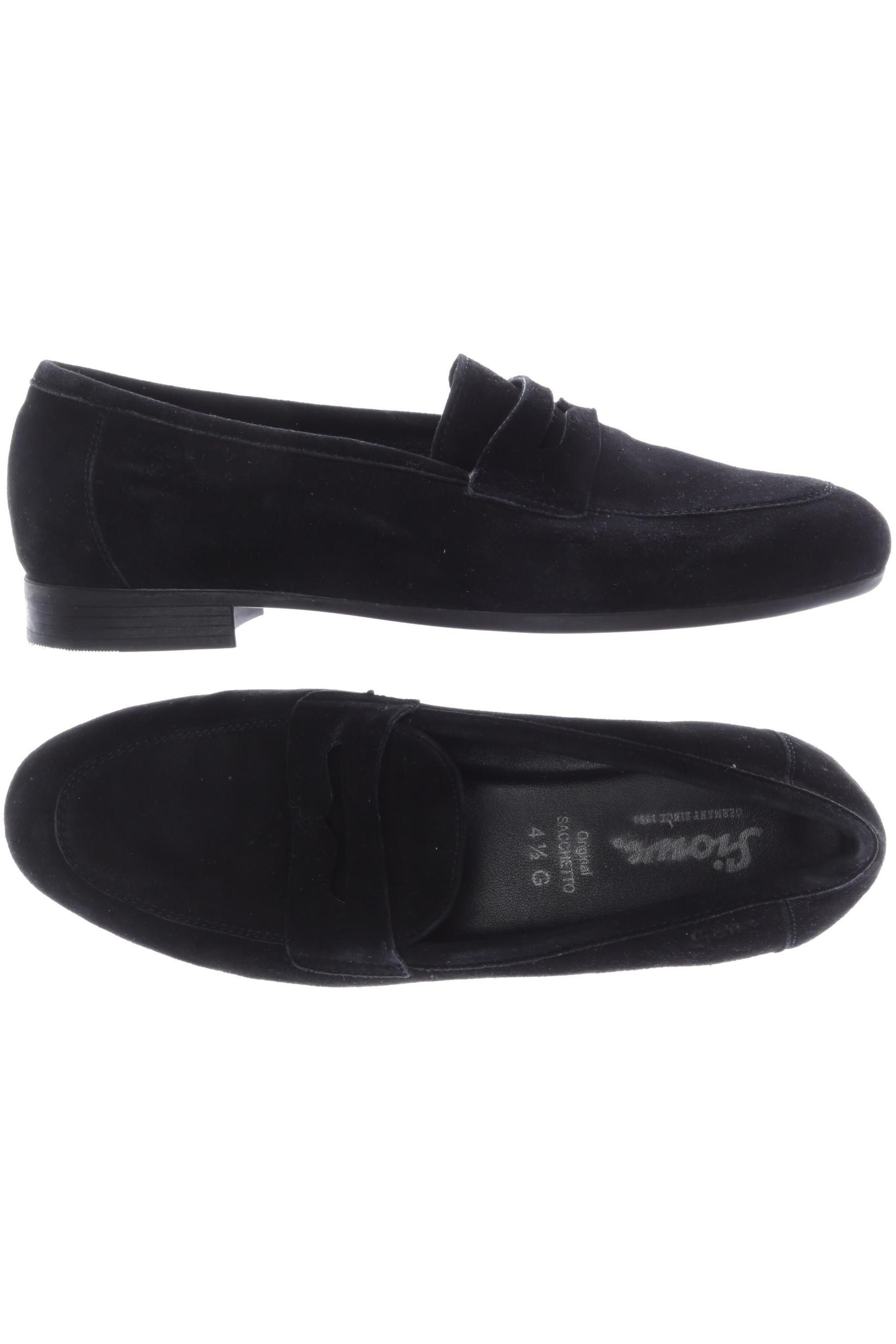 

Sioux Damen Halbschuh, schwarz, Gr. 4.5