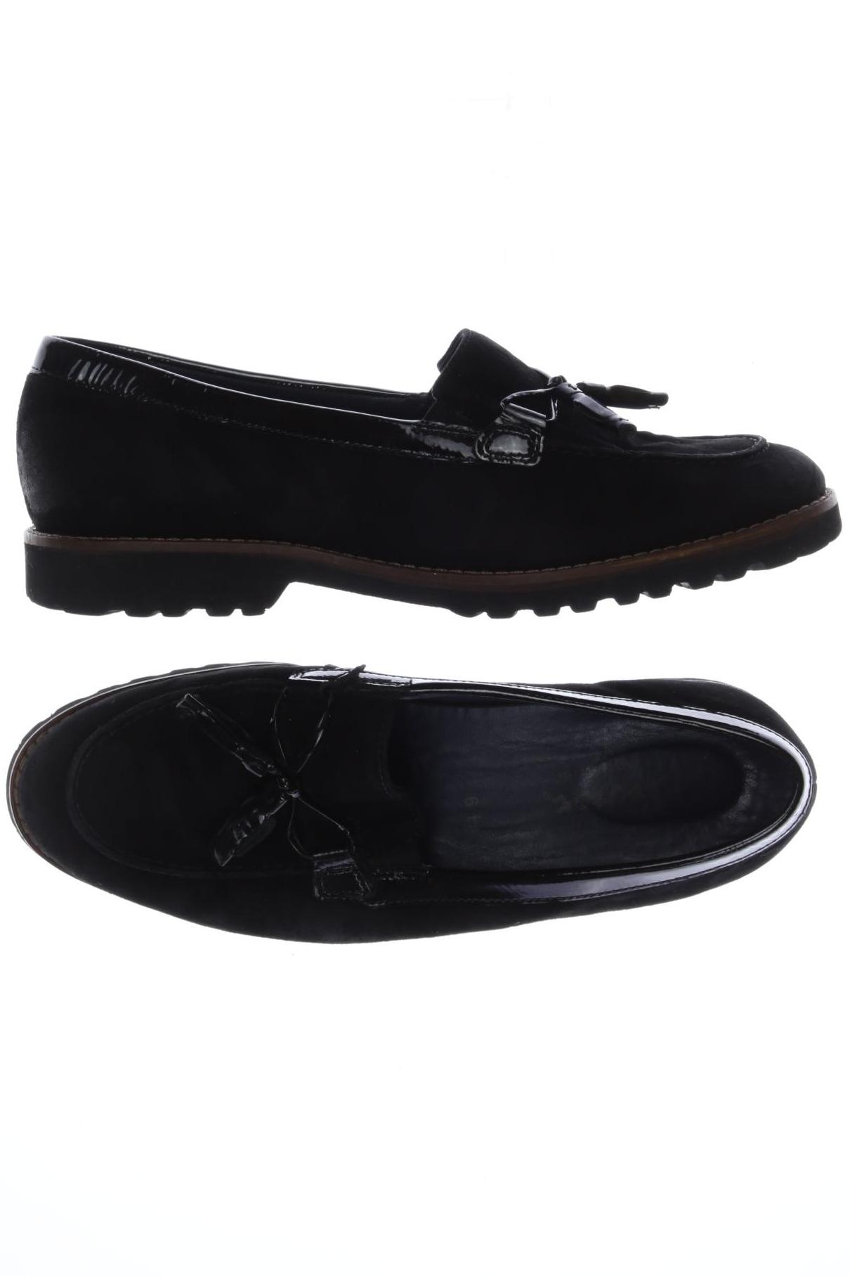 

Sioux Damen Halbschuh, schwarz, Gr. 6