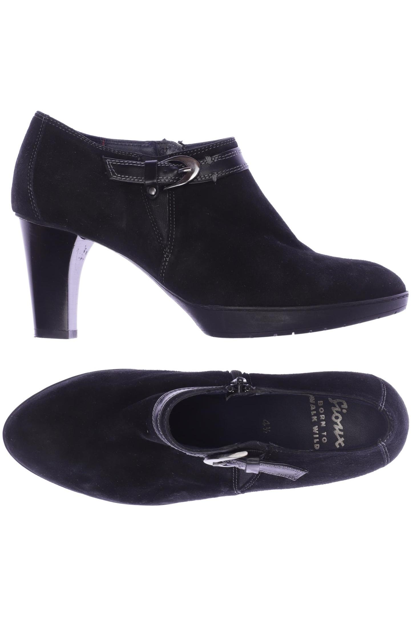 

Sioux Damen Halbschuh, schwarz, Gr. 4.5