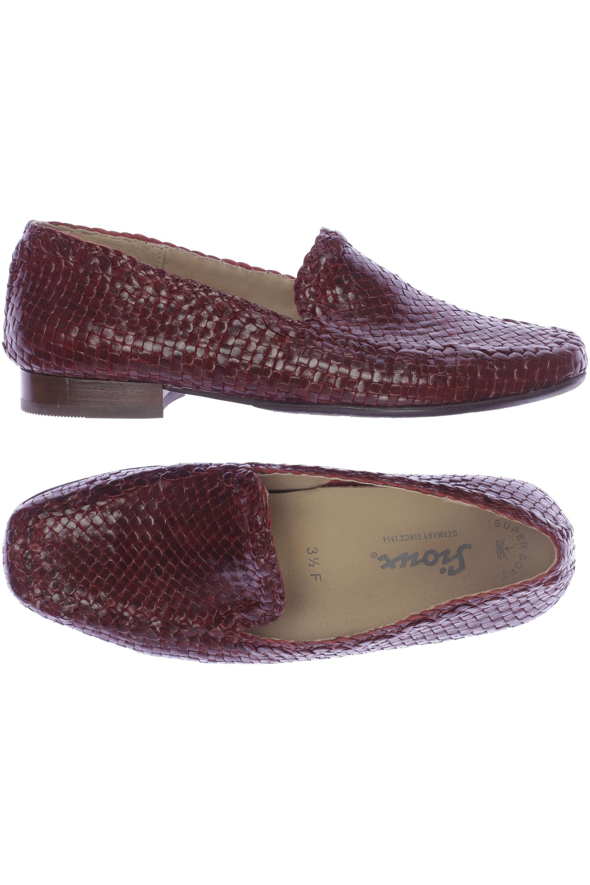 

Sioux Damen Halbschuh, bordeaux, Gr. 3.5