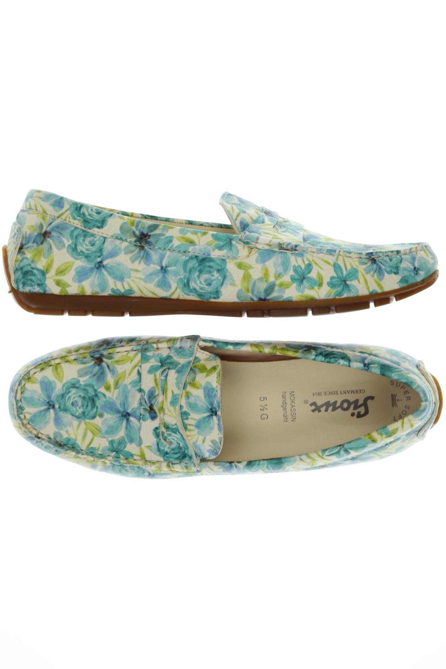 

Sioux Damen Halbschuh, grün, Gr. 5.5