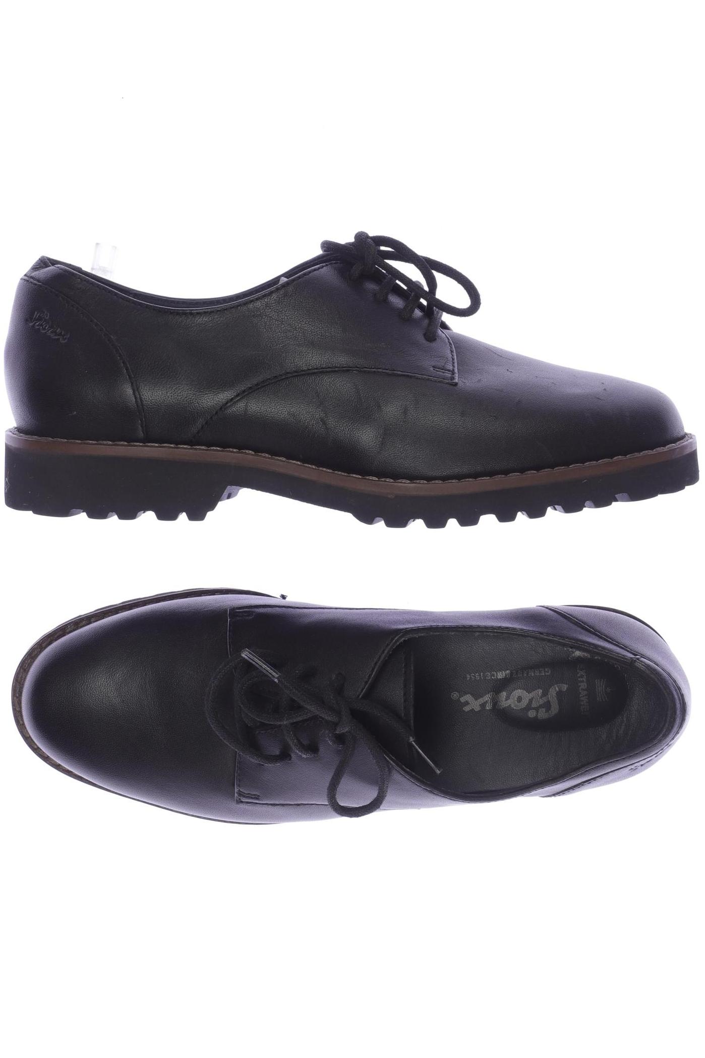 

Sioux Damen Halbschuh, schwarz, Gr. 4