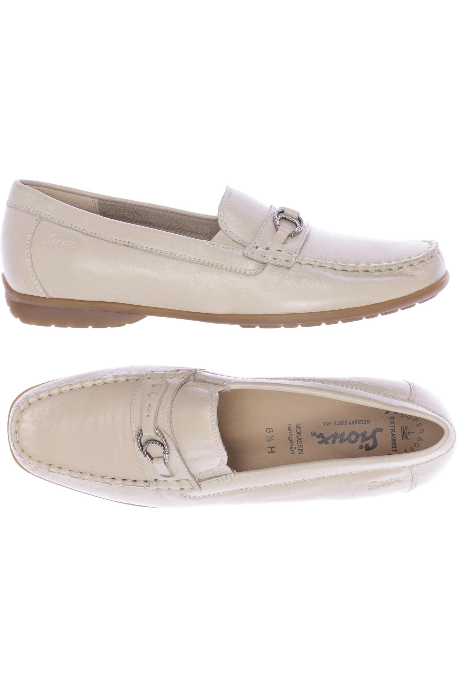 

Sioux Damen Halbschuh, beige, Gr. 6.5