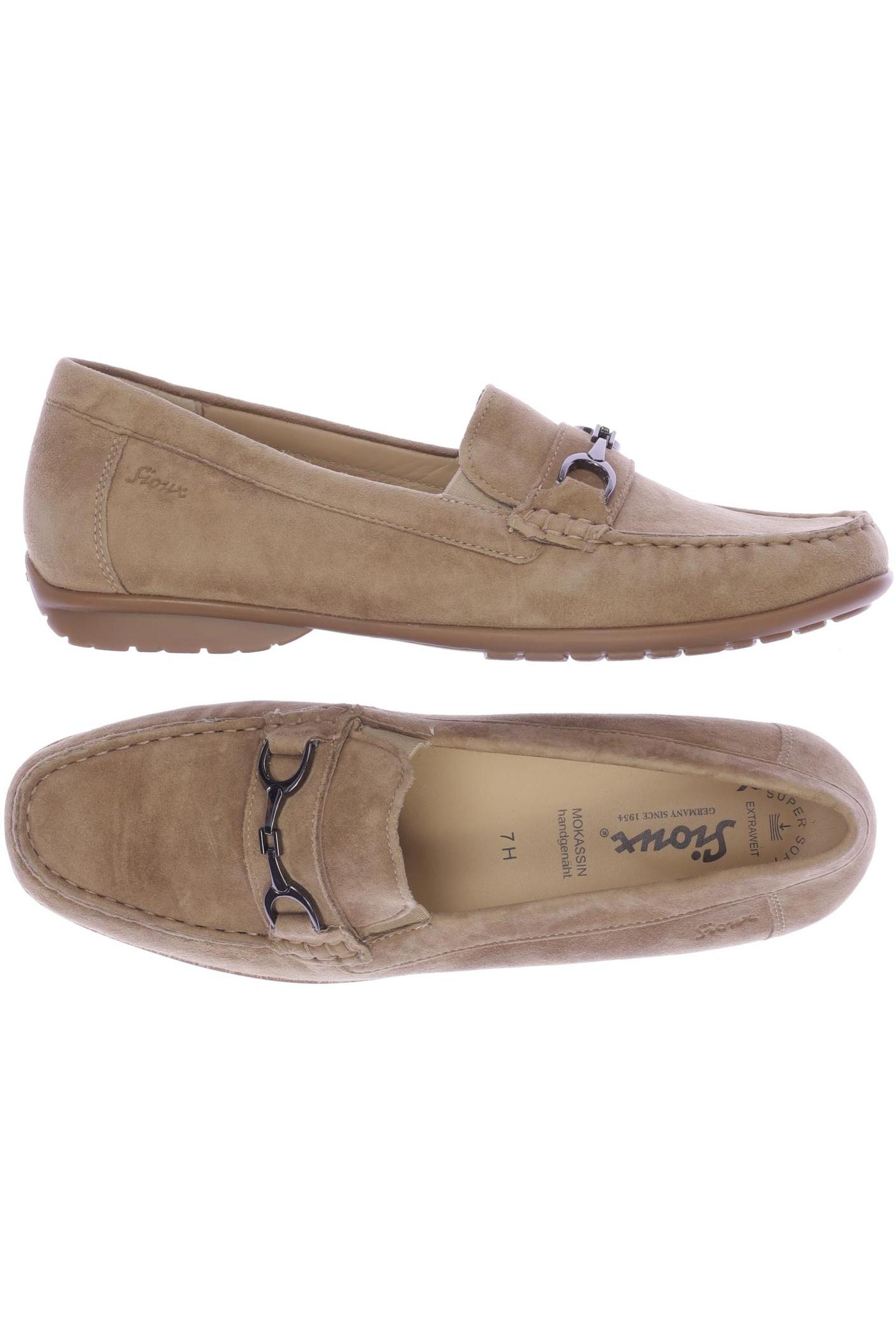 

Sioux Damen Halbschuh, beige, Gr. 7