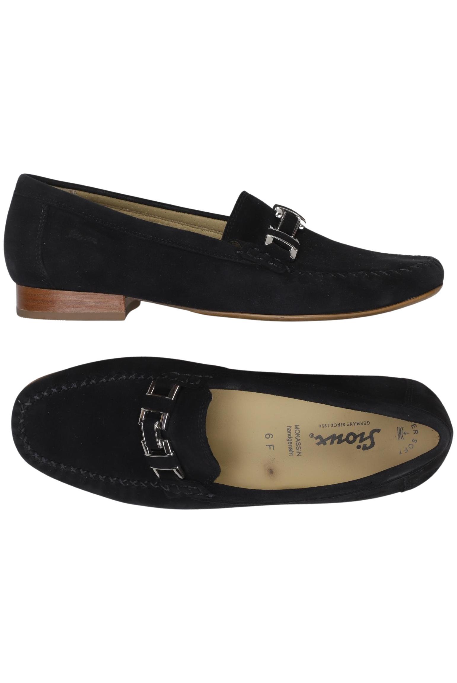 

Sioux Damen Halbschuh, schwarz, Gr. 6