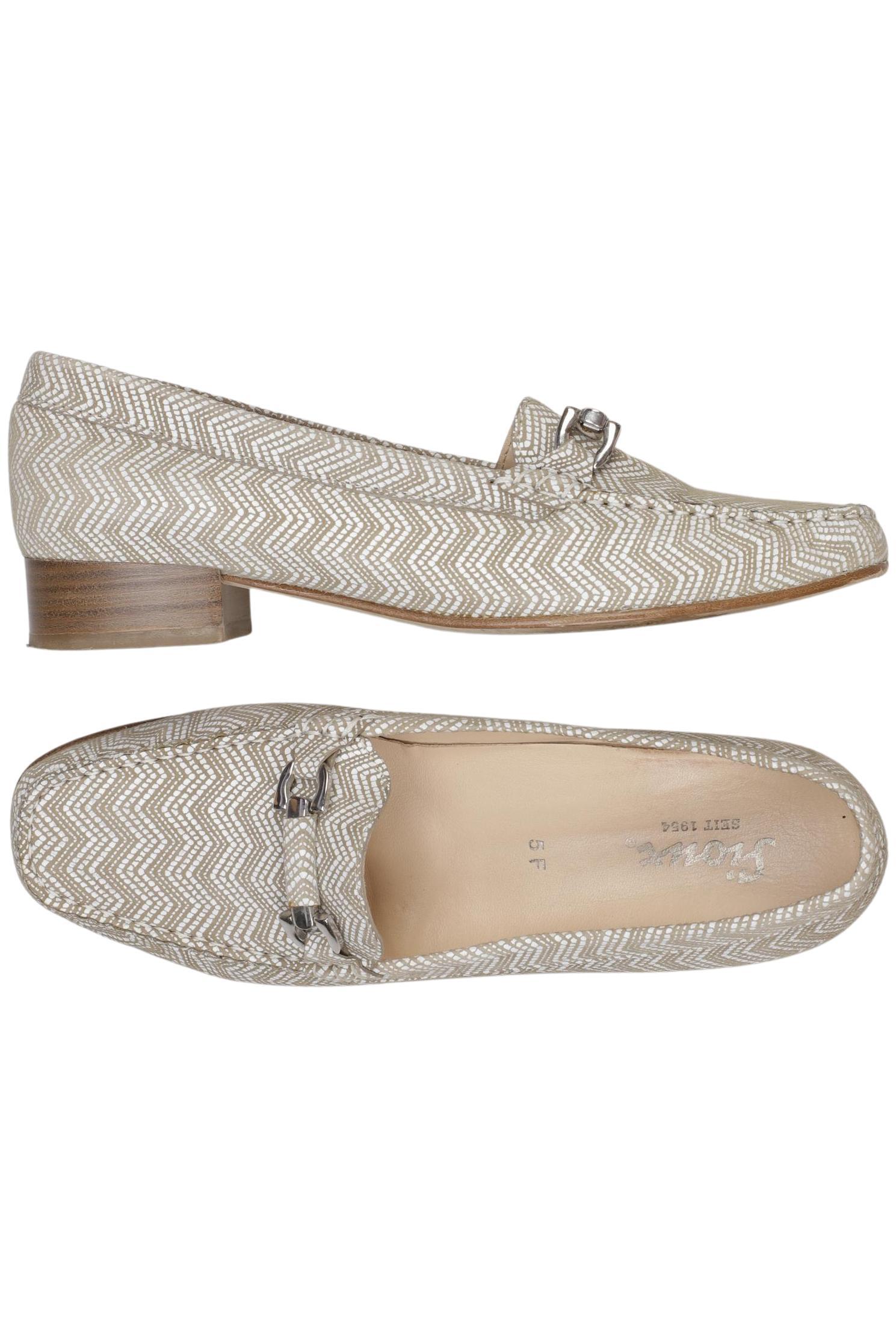 

Sioux Damen Halbschuh, beige, Gr. 5