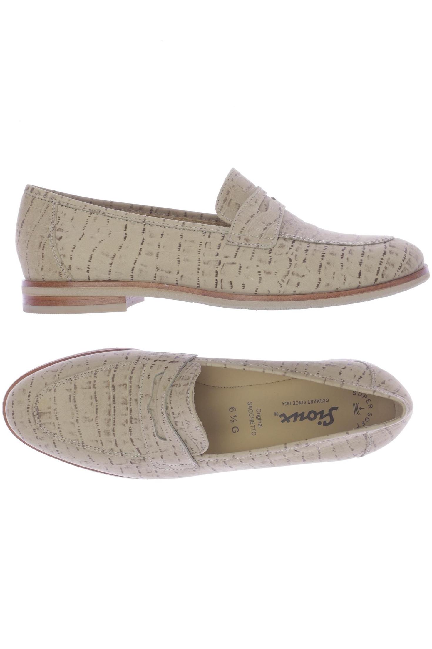 

Sioux Damen Halbschuh, beige, Gr. 6.5