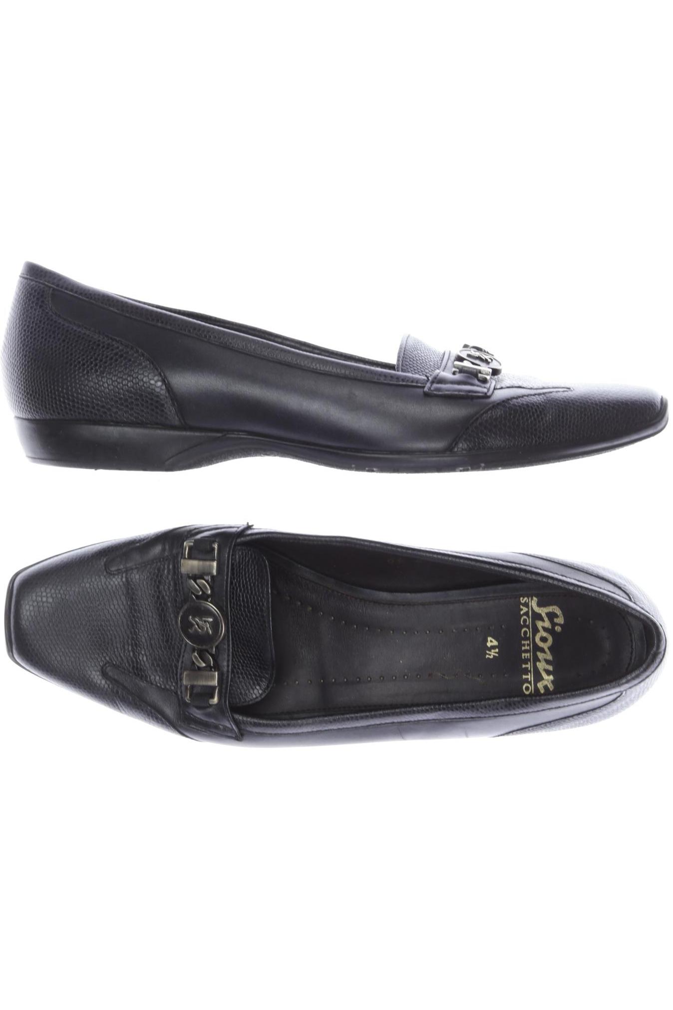 

Sioux Damen Halbschuh, schwarz, Gr. 4.5